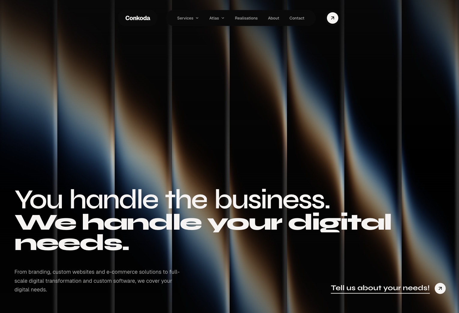 conkoda.com — Design-led studio identity